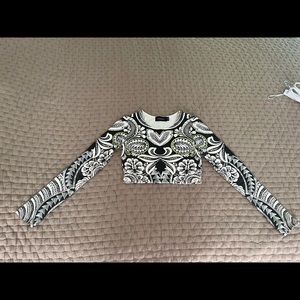 Mink pink crop top S